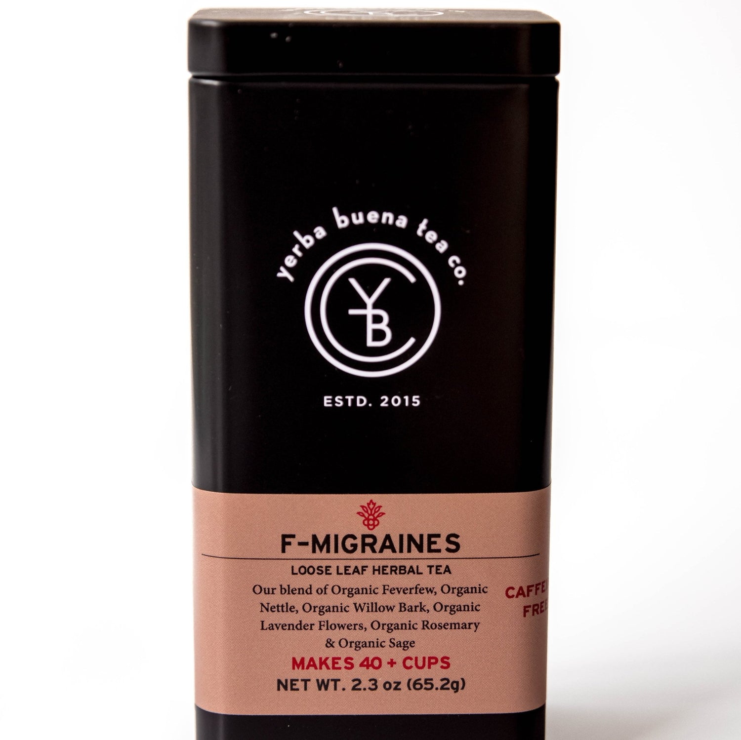 Yerba Buena Tea Co._F - Migraines_Herbal Tea_Tea Tin
