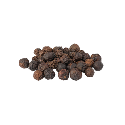 Whole black peppercorns, warming spice for chai and herbal tea blends, Yerba Buena Tea Co.