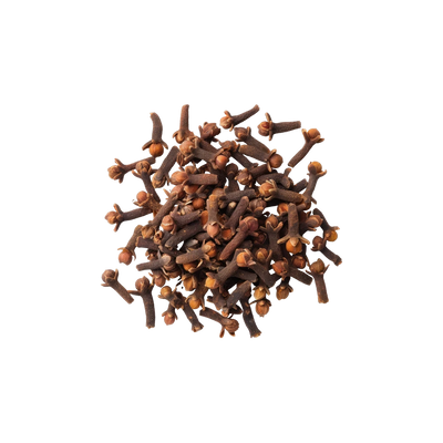 Whole dried cloves, intensely aromatic spice for chai and spiced tea blends, Yerba Buena Tea Co.