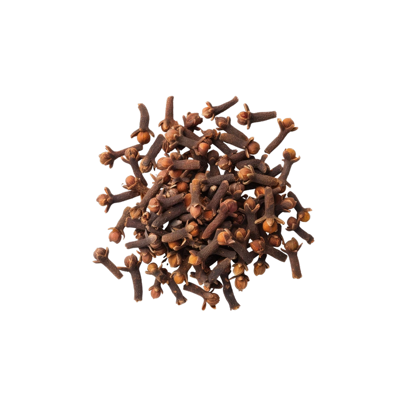 Whole dried cloves, intensely aromatic spice for chai and spiced tea blends, Yerba Buena Tea Co.