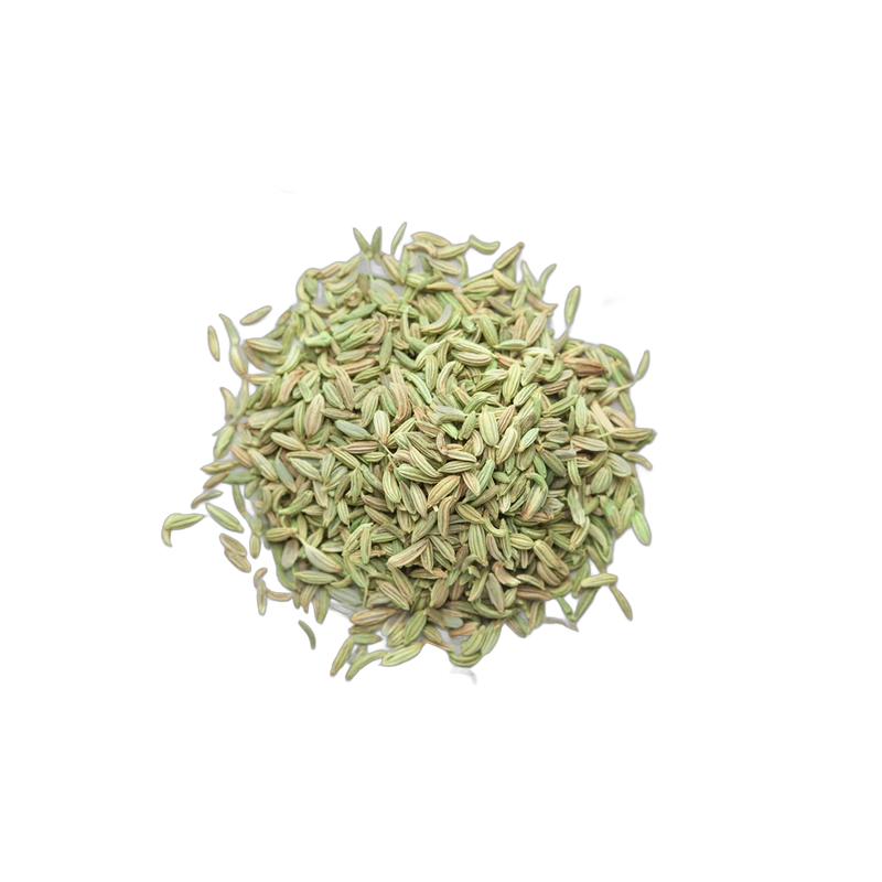 Dried fennel seeds, sweet anise-flavored seeds for digestive tea blends, Yerba Buena Tea Co.
