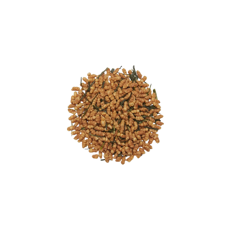 Roasted brown rice, toasty grain ingredient for genmaicha-style tea blends, Yerba Buena Tea Co.