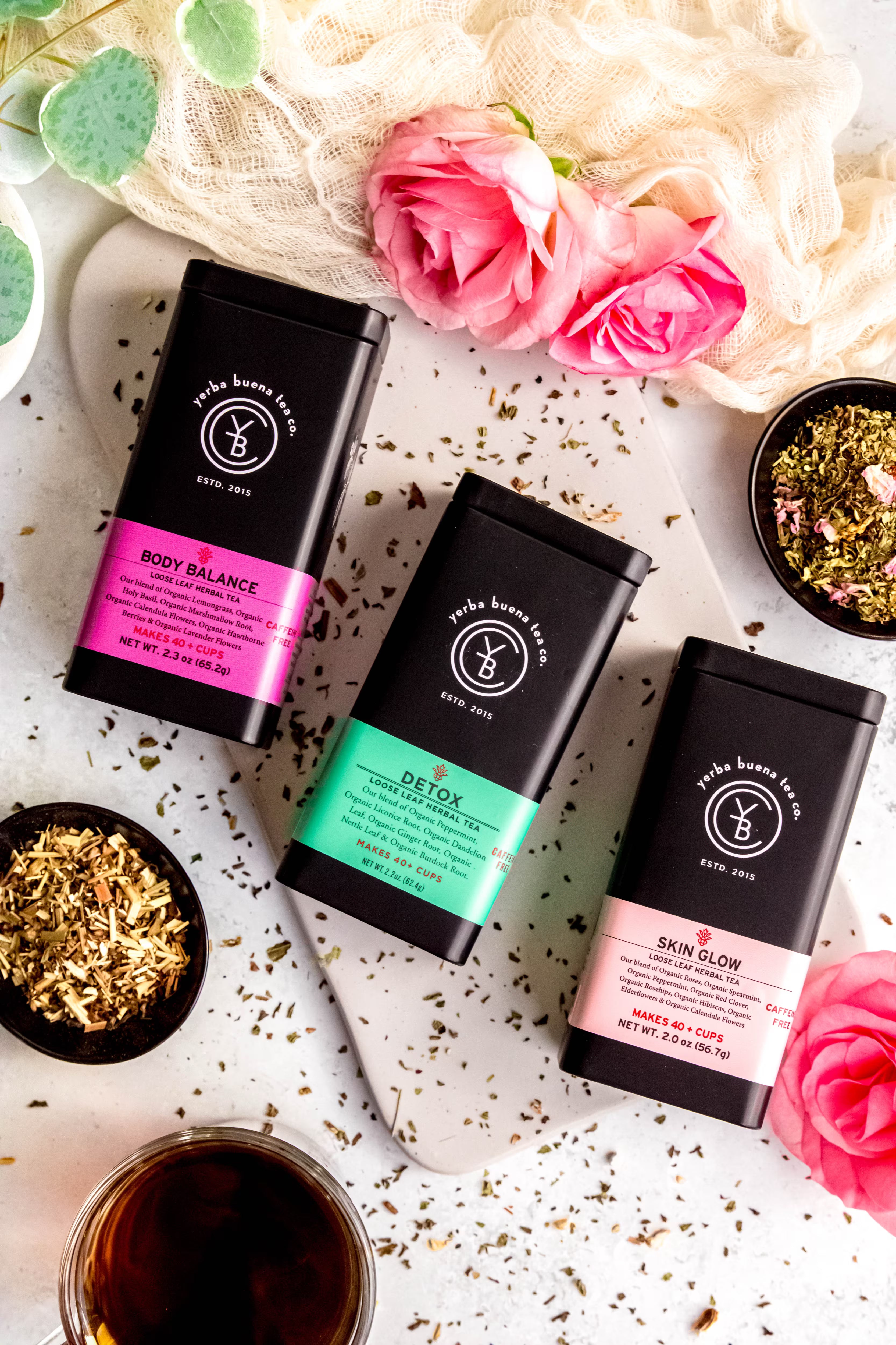 Self Care Tea Box Set | Herbal Tea for Relaxation | Yerba Buena Tea Co.